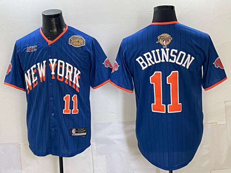 Men New York Knicks #11 Brunson blue 2026 Nike NBA jersey 0630002